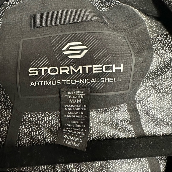 STORMTECH Women’s Black Hooded Jacket WINDBREAKER SZ M NWT - Picture 5 of 11